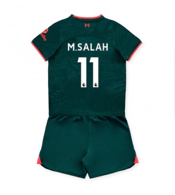 Liverpool Mohamed Salah #11 babykläder Tredje Tröja barn 2022-23 Korta ärmar (+ Korta byxor)